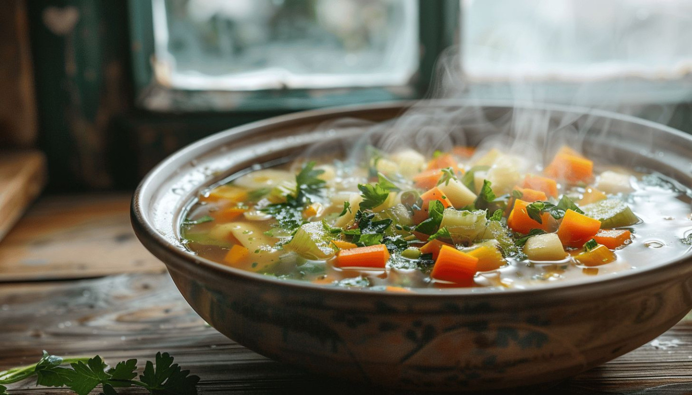 Une recette de bouillon de légumes pour accompagner votre jeûne